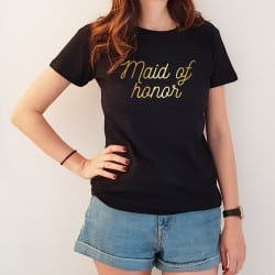 "Curly Maid of Honor" Tshirt