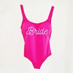 "Curly" bridal swimsuit