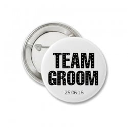 "Team Groom" Button