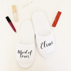 "Maid of honor Still" Slippers