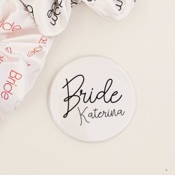 "Slowfall Bride" Pin