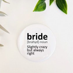 "Dictionary" Bridal Pin