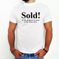 "Sold" Groom's Tshirt