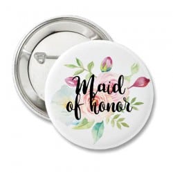 "Floral" Maid of honor Pin