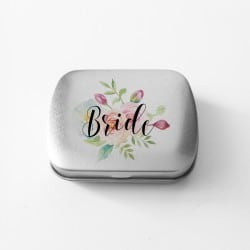 "Floral Bride" Κουτάκι με μέντες για τη νύφη