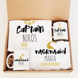 "Captain-Mermaid" Κουτί για το ζευγάρι