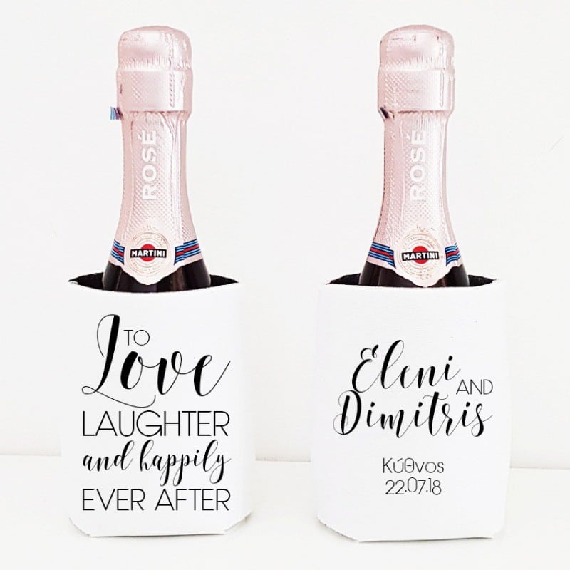 "Happily ever after" Cooler sleeve για το γάμο