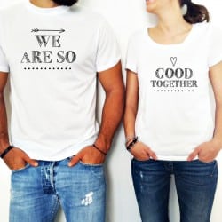 "Good together" tshirt για το ζευγάρι