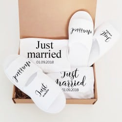 "Just Married" Κουτί γάμου για το ζευγάρι