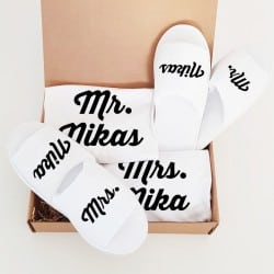"Mr & Mrs" Κουτί γάμου για το ζευγάρι